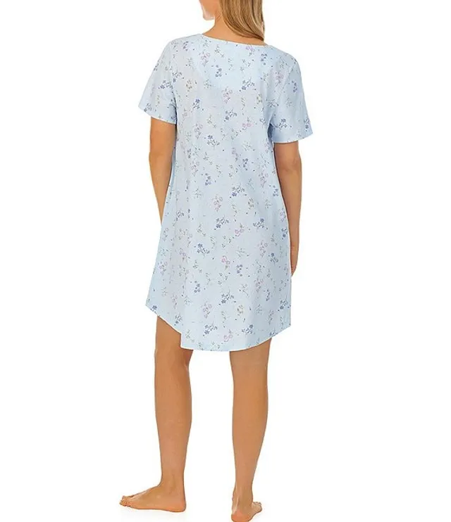 Adonna Womens Short Sleeves Scoop Neck Nightgown - JCPenney