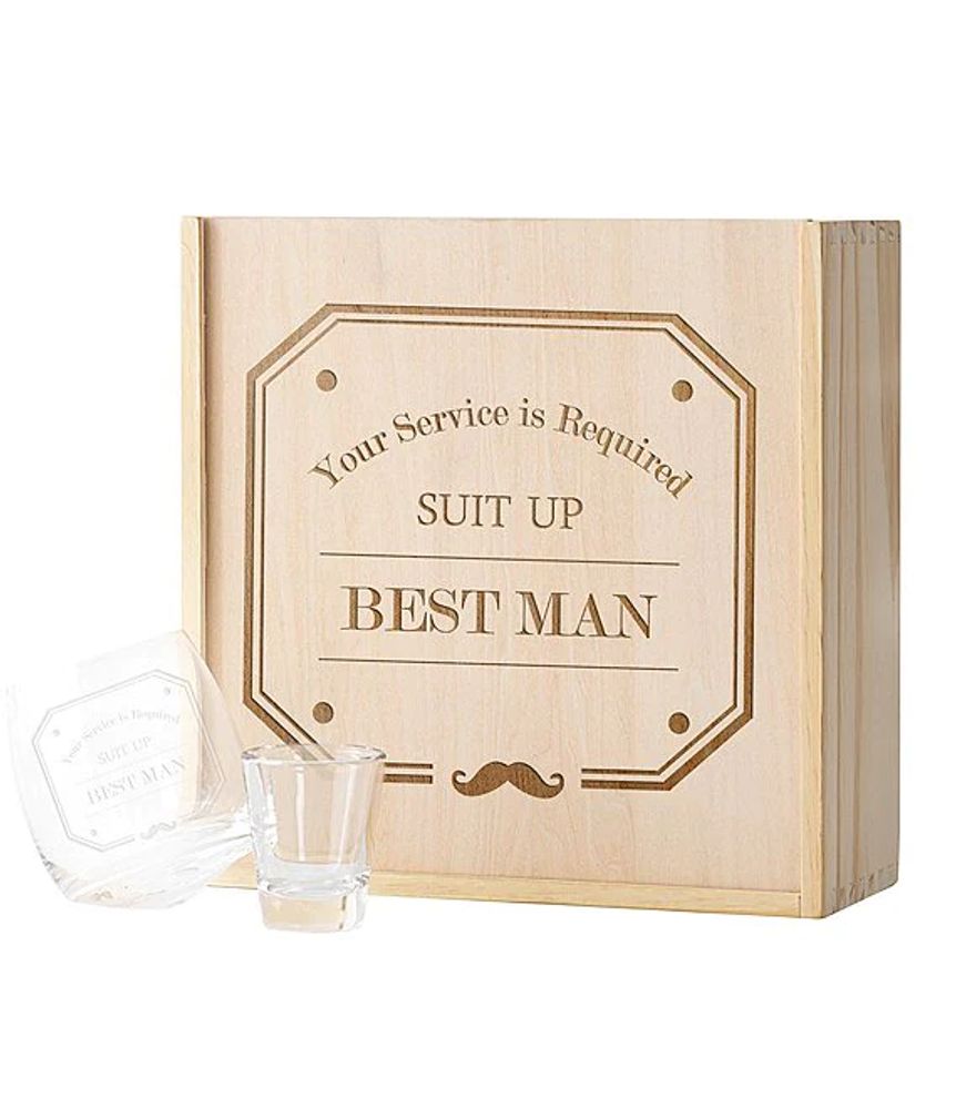 Cathy's Concepts Best Man Spirit Gift Box Set | The Shops At Willow Bend