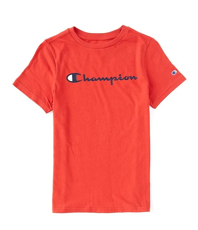 Champion Little Boys 4-7 Short Sleeve Flaming Icon Logo Classic T-Shirt