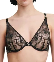 Chantelle Orchids: Push-Up Underwire Bra