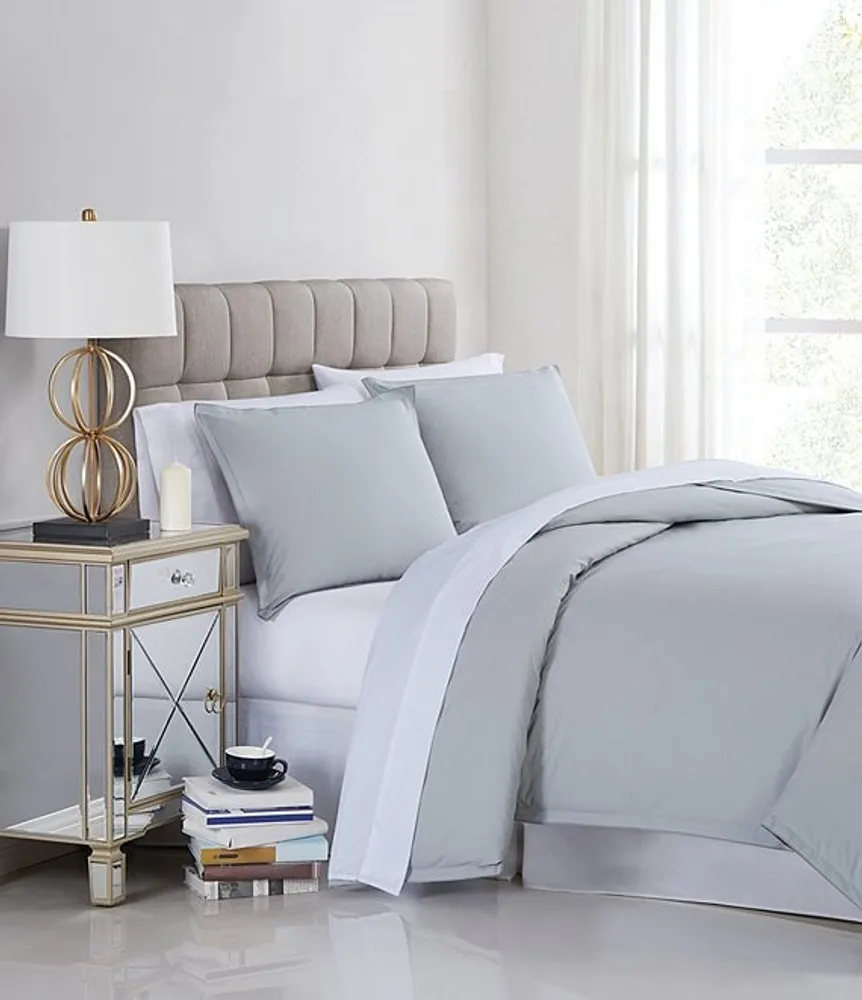 Charisma 400-Thread Count Percale Cotton Duvet Cover Mini Set