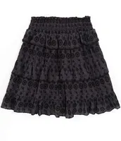 Chelsea & Violet Big Girls 7-16 Tiered Ruffle Skirt