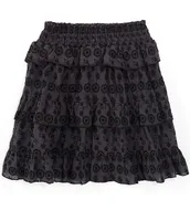 Chelsea & Violet Big Girls 7-16 Tiered Ruffle Skirt