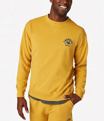 Chubbies Long Sleeve The Dazed Soft Terry Sweatshirt