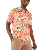 Chubbies Short Sleeve Printed Performance Polo Shirt