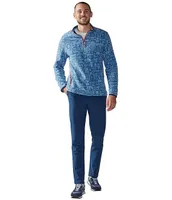 Chubbies The Apres Low Pile Long Sleeve Printed Quarter-Zip Pullover