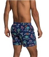 Chubbies The Neon Lights 5.5#double; Inseam Stretch Swim Trunks