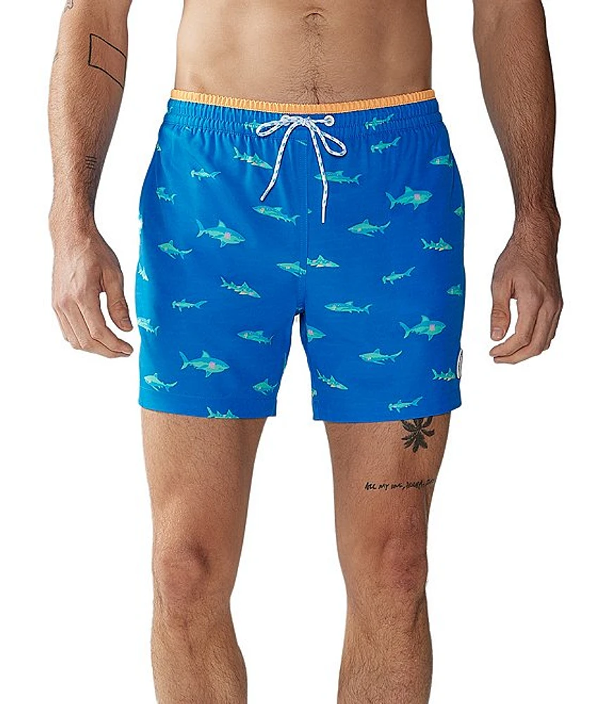 Chubbies Tides Magic Print Classic 5.5#double; Inseam Swim Trunks