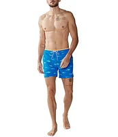 Chubbies Tides Magic Print Classic 5.5#double; Inseam Swim Trunks