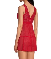 Cinema Etoile Soft Padded Cup Mesh and Lace Babydoll