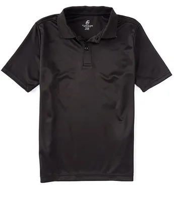 Class Club Big Boys 10-20 Husky Short-Sleeve Synthetic Performance Polo Shirt