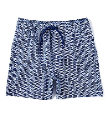 Class Club Big Boys 8-20 Geo Print Swim Trunks