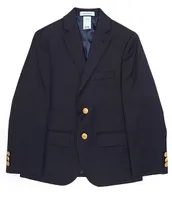 Class Club Big Boys 8-20 Gold Button Blazer