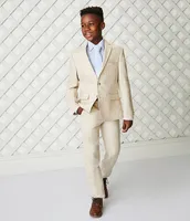 Class Club Big Boys 8-20 Linen Blend Dress Pants