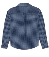 Class Club Big Boys 8-20 Long Sleeve Gingham Sport Shirt