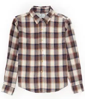 Class Club Big Boys 8-20 Long Sleeve Plaid Sport Shirt