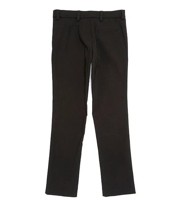 Class Club Big Boys 10-18 Husky Modern-Fit Comfort Stretch Synthetic Pants