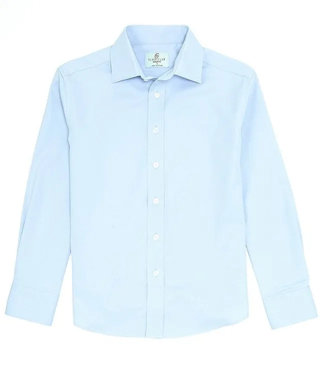 Boys Vented Shirt Blue No 8 CLT14001-08