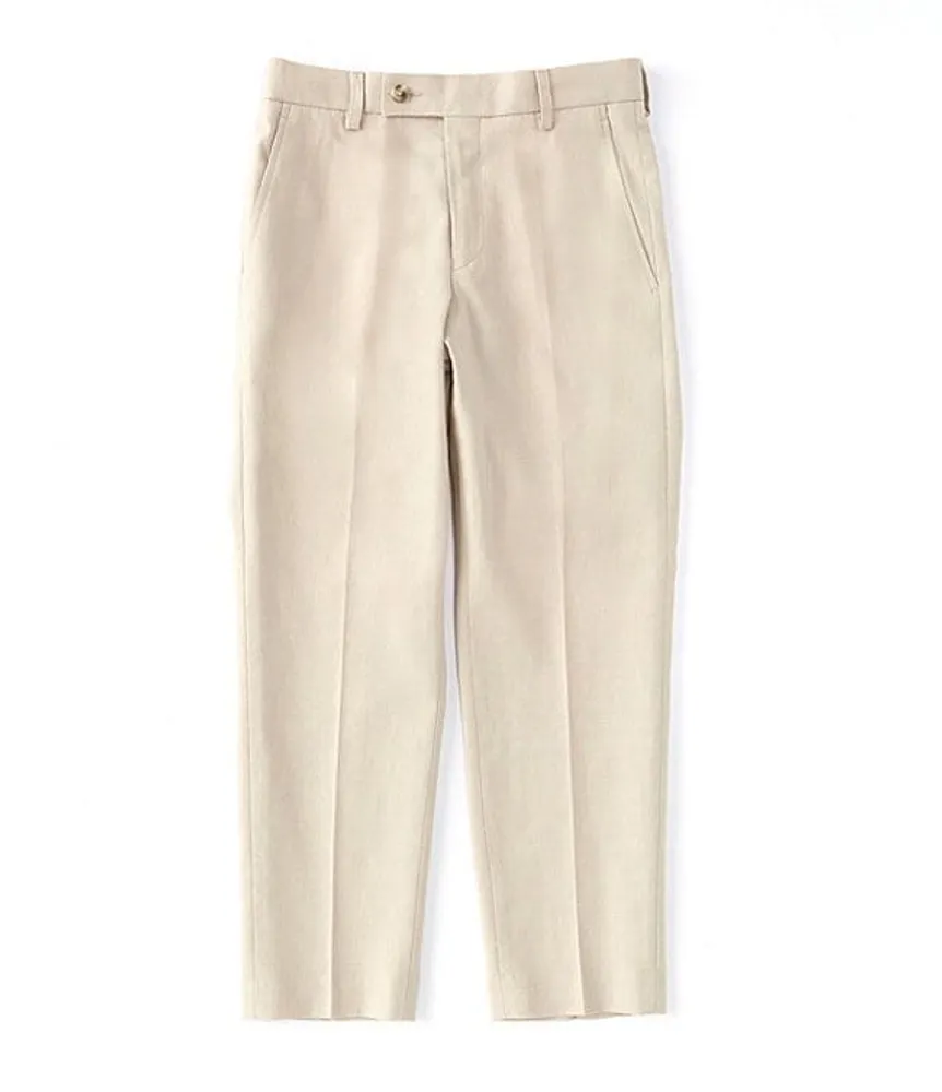 Linen-blend Dress Pants