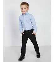 Class Club Little Boys 2T-7 Long-Sleeve Non-Iron Micro Stripe Button-Front Shirt