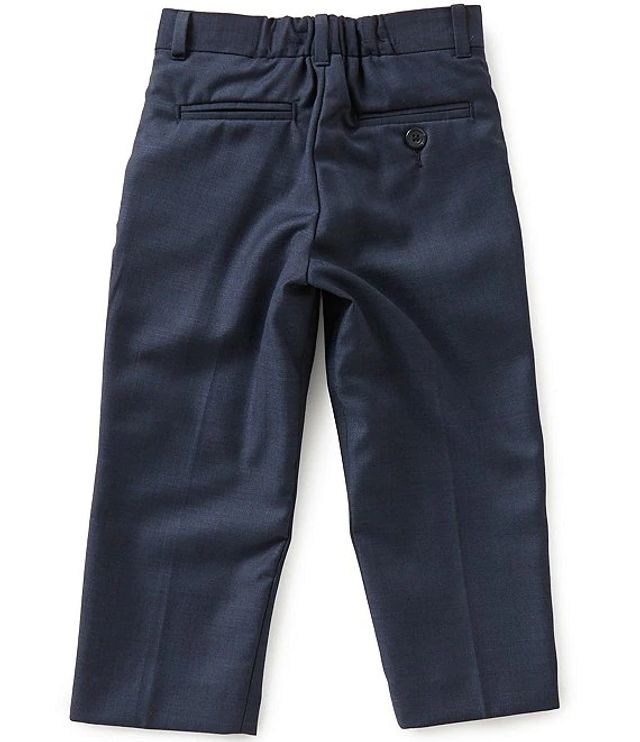 T.O Collection Skinny Stretch Dress Pants - Blue Pin Dot – The Shoppe Miami