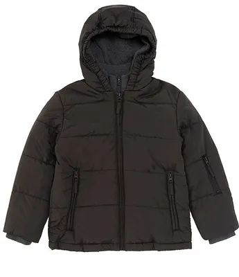 Class Club Little Boys 2T-7 Long Sleeve Hooded Puffer Snow Jacket