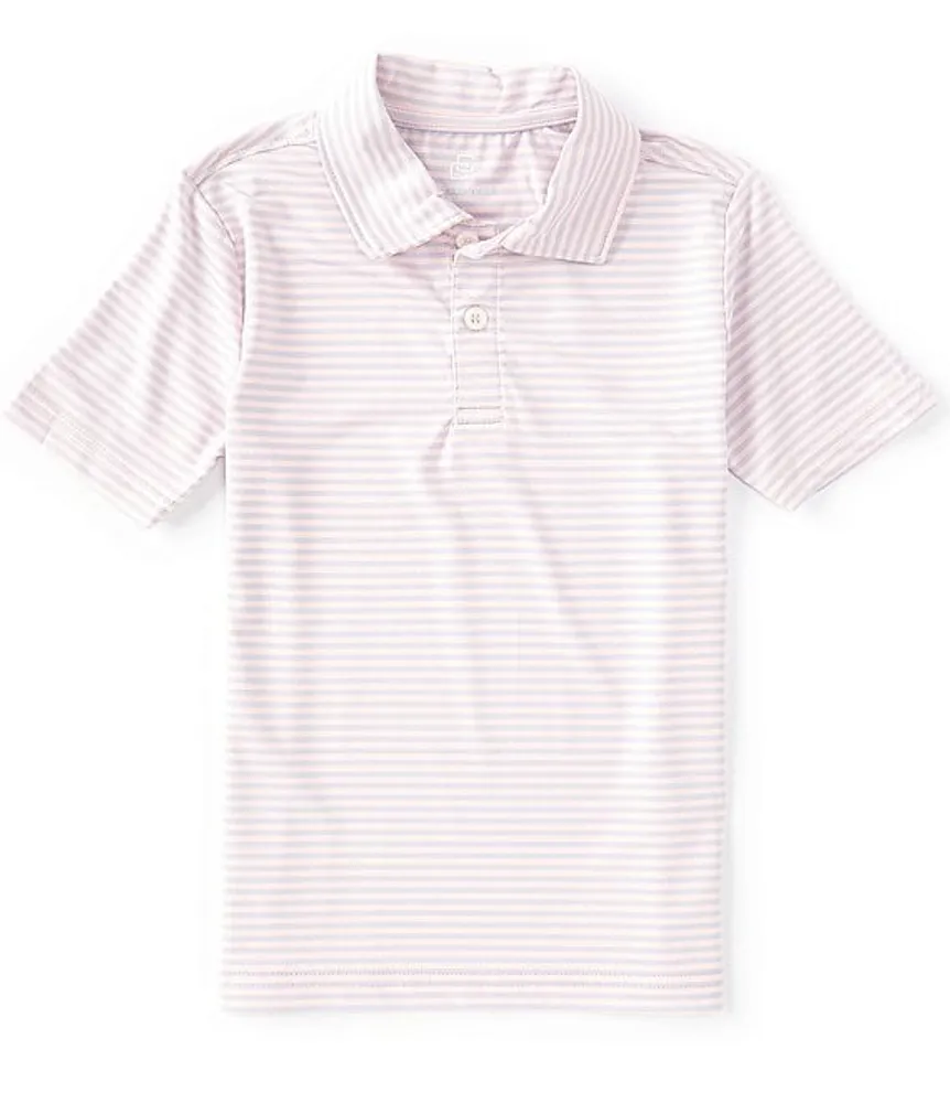 Class Club Little Boys 2T-7 Short Sleeve Feeder Stripe Polo