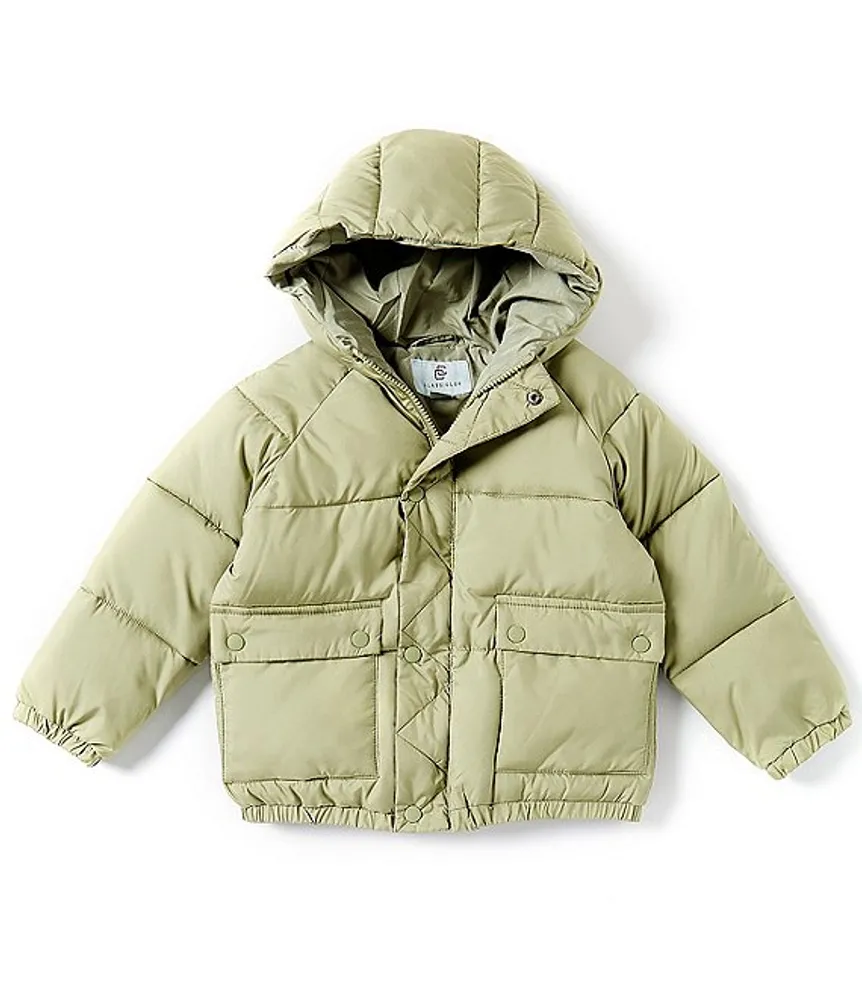 Class Club Little Boys 2T-7 Long Sleeve Hooded Puffer Jacket