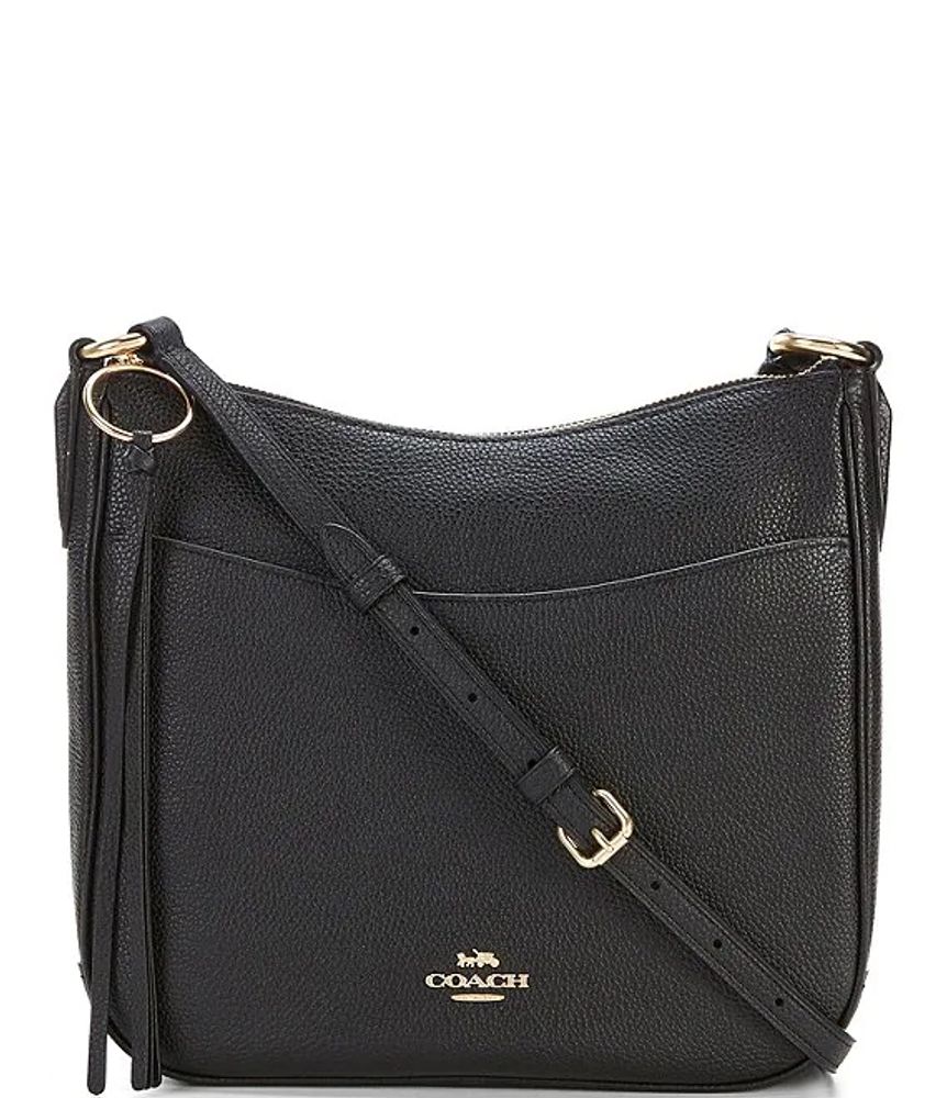 COACH Chaise Pebble Leather Zip Crossbody Bag | Alexandria Mall