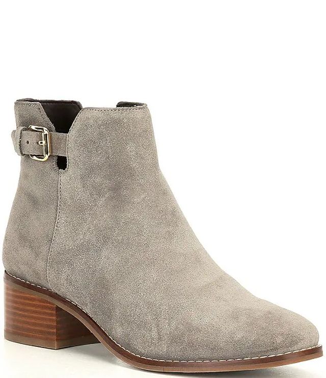 cole haan suede bootie