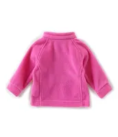 Columbia Baby Girls 3-24 Months Benton Springs Solid Fleece Zip Front Jacket