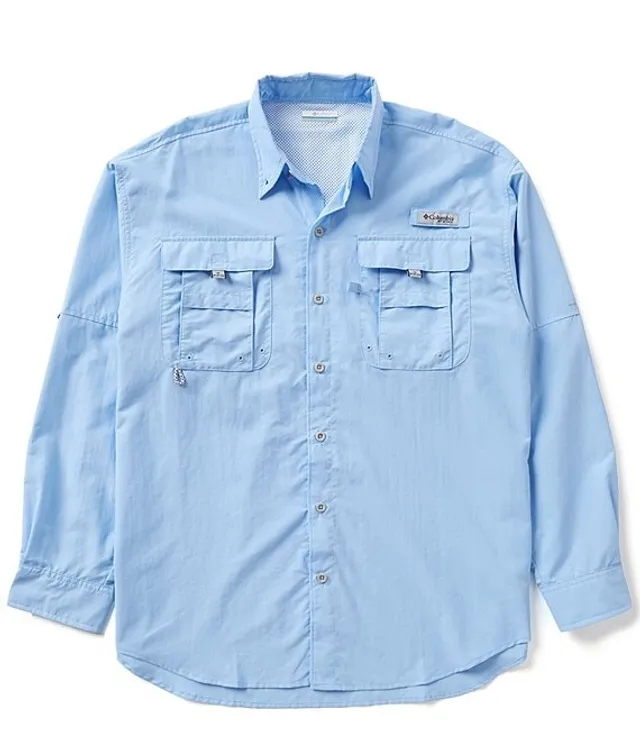 Columbia PFG Bahama II Omni-Shade Long-Sleeve Solid Shirt