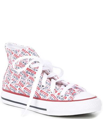 Kids' Chuck Taylor All Star License Plate High Top Sneakers (Youth)