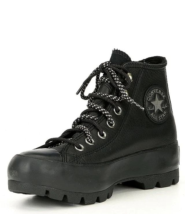 converse black mountain hiker hi trainers