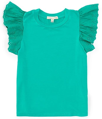 Copper Key Big Girls 7-16 Flutter Sleeve T-Shirt