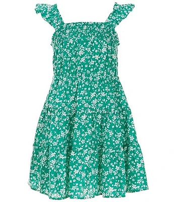 Copper Key Big Girls 7-16 Ruffle Strap Ditsy Floral Dress