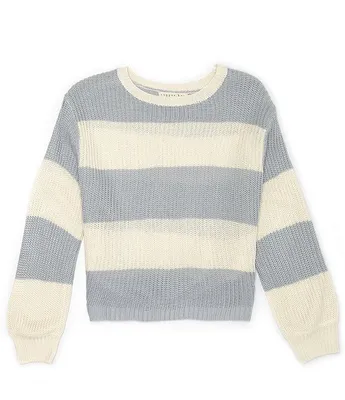 Copper Key Big Girls 7-16 Shaker Stripe Sweater