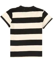 Copper Key Little Girls 2T-6X Knit Stripe Boxy T-Shirt