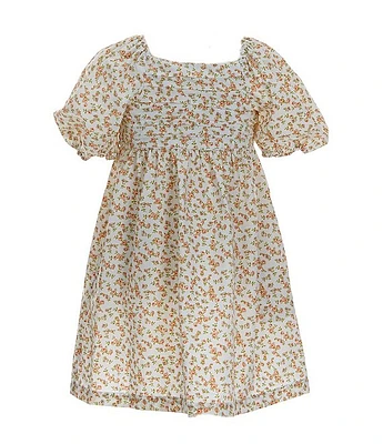 Copper Key Little Girls 2T-6X Ditsy Floral Pleated Dress