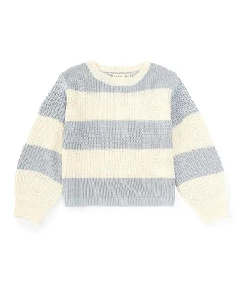 Copper Key Little Girls 2T-6X Shaker Stripe Sweater
