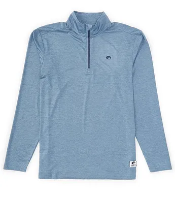 Xersion Mens Mock Neck Long Sleeve Quarter-Zip Pullover