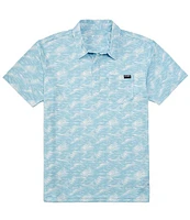 Costa Short Sleeve Voyager Printed Polo Shirt