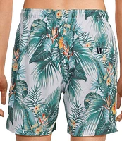 Cremieux All Over Tropical 6#double; Inseam Swim Trunks