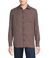 Cremieux Big & Tall Blue Label Classic Fit Plaid Reversible Double-Faced Long Sleeve Woven Shirt