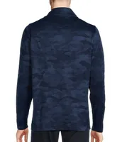 Cremieux Blue Label Camouflage Interlock Long Sleeve Quarter-Zip Pullover