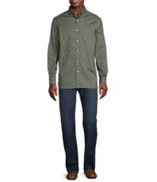 Cremieux Blue Label Slim Fit Plaid Flex Twill Long Sleeve Woven Shirt