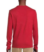 Cremieux Blue Label Double Knit Long Sleeve Crew Shirt