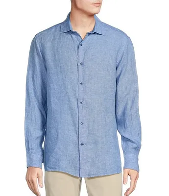 Cremieux Blue Label French Linen Collection Long Sleeve Woven Shirt