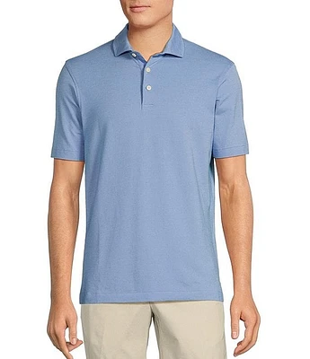Cremieux Blue Label Slim Fit Lightweight Pique Short Sleeve Polo Shirt