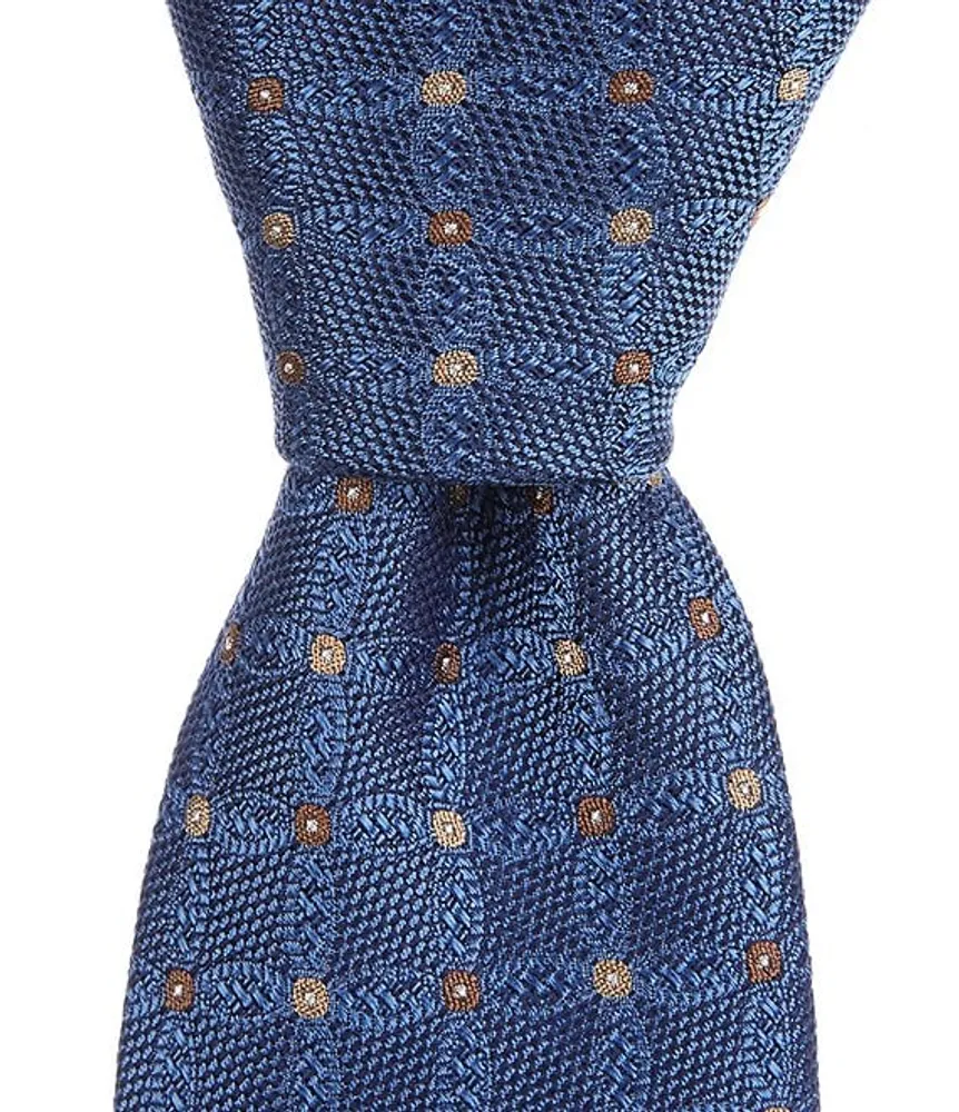 Cremieux Double Dot 3 1/4#double; Silk Tie